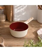 Casseruola Beige/rossa Ciliegia - 36x18,5x8,5 cm