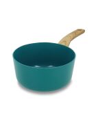 Blauwe braadpan met blauwe eend - 37,5x20x11 cm