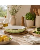 Padella Vichy Lime - 44x25,3x5 cm