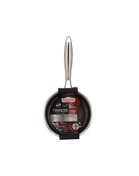 Cazo Trinox con revestimiento de acero inoxidable - 36x17,5x7,5 cm