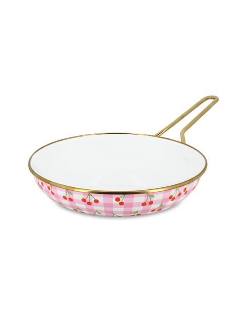 Vichy roze kersenkoekenpan - 44x25,3x5 cm