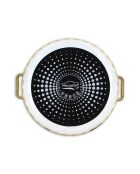 Maceta Daisy blanca/amarilla - 24 cm