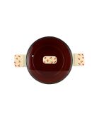 Faitout Cerise beige/rouge - 37x25x20,5 cm