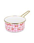 Ovenschotel met roze kersen van Vichy - 37,7x19,1x9,2 cm