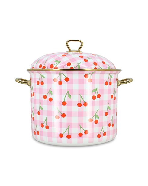 Roze kersenpot van Vichy - 32,5x26x19,7 cm