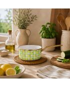 Casseruola Vichy Lime - 32,7x16,9x7,8 cm