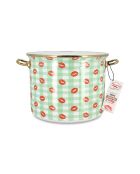 Maceta verde Vichy Bisous - 32,5x26x19,7 cm