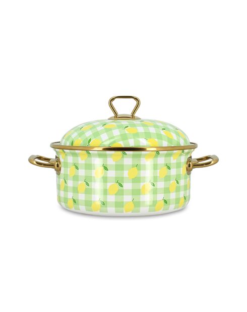 Pentola Vichy Lime - 29x22,1x10 cm