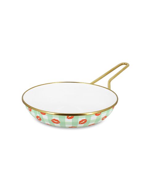 Vichy Bisous groene koekenpan - 37x21x4,5 cm