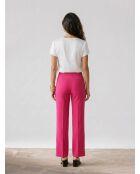 Pantaloni dritti rosa