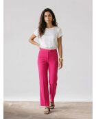 Pantaloni dritti rosa