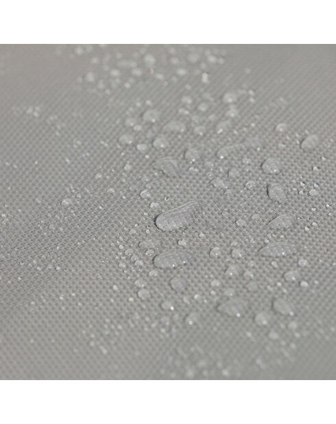 Lot de 4 chaises en acier Kivana grises - 56x45x85 cm