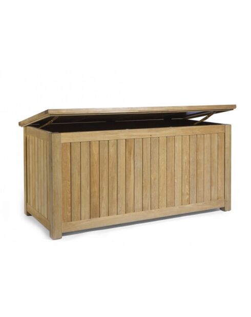 Scatola portaoggetti Adeline in teak marrone - 146x58x60 cm