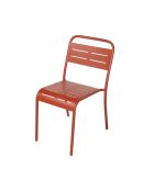 Set van 4 Falcou terracotta tuinmeubelstoelen - 44x59x79 cm