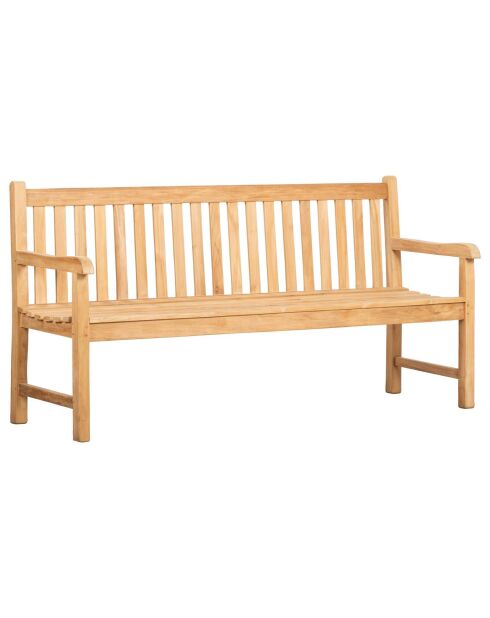 Ondine braune 3-Sitzer-Bank aus Teakholz - 82x46x51 cm
