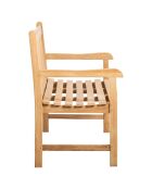 Ondine braune 3-Sitzer-Bank aus Teakholz - 82x46x51 cm