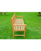 Ondine braune 3-Sitzer-Bank aus Teakholz - 82x46x51 cm