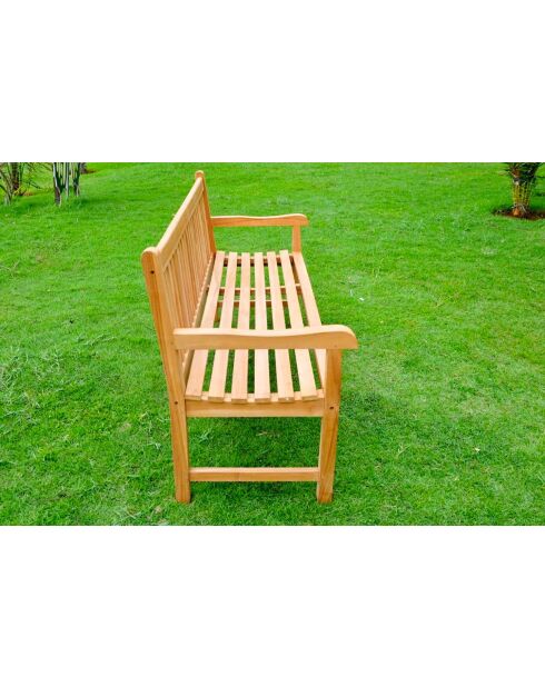 Ondine braune 3-Sitzer-Bank aus Teakholz - 82x46x51 cm
