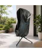 Housse de protection pour fauteuil suspendu Zurich noire - 150x190 cm