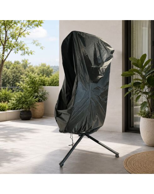 Housse de protection pour fauteuil suspendu Zurich noire - 150x190 cm