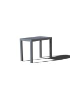 Ausziehbare Konsole aus grauem Aluminium von Ravelo für 2 bis 6 Sitze - 142x100x75 cm