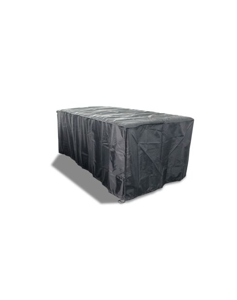 Housse de protection pour salon de jardin Bastos noire - 155x94x68 cm