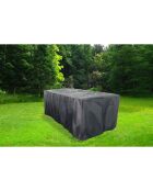 Housse de protection pour salon de jardin Bastos noire - 155x94x68 cm