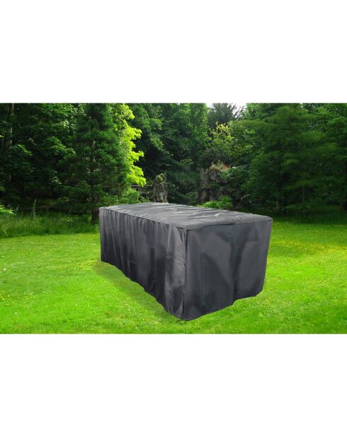 Housse de protection pour salon de jardin Bastos noire - 155x94x68 cm
