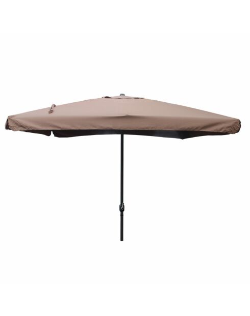 Gaeta quadratischer Schirm braun - 295x295 cm