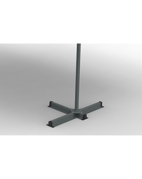 Tenda da sole a doppia pendenza Livia grigia - 395x300x24 cm