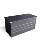 Tavona grijze stalen opbergdoos - 131x61x62 cm