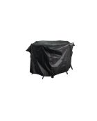 Housse de protection pour salon de jardin Bastos noire - 165x140x105 cm