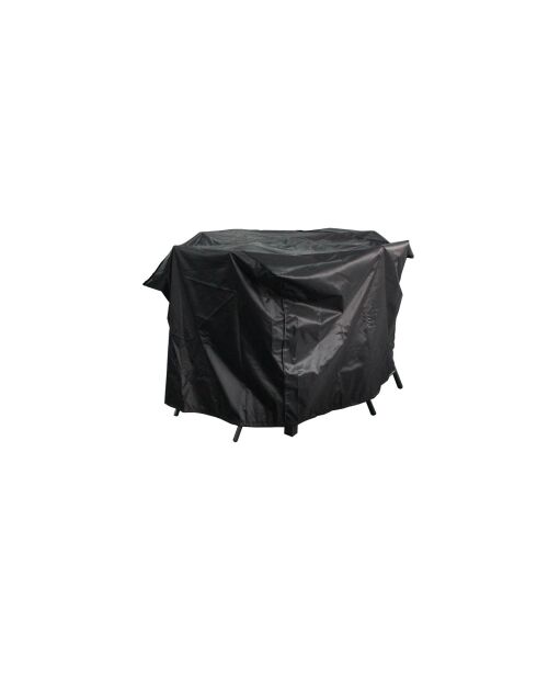Housse de protection pour salon de jardin Bastos noire - 165x140x105 cm