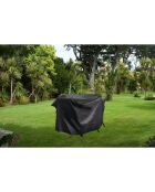 Housse de protection pour salon de jardin Bastos noire - 165x140x105 cm