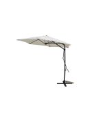 Arcacao runder Offset-Sonnenschirm ecru - 294x294 cm