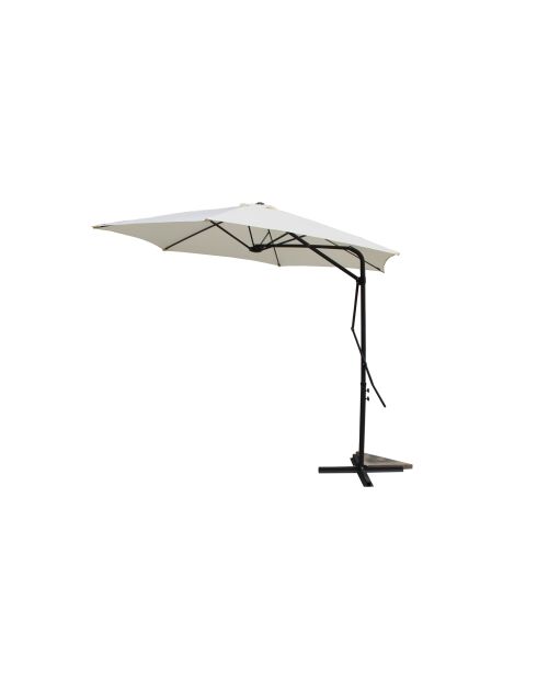 Arcacao runder Offset-Sonnenschirm ecru - 294x294 cm