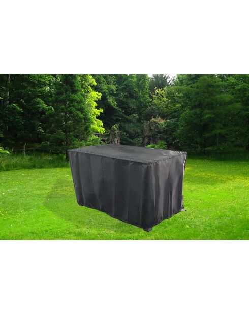 Housse de protection pour salon de jardin Bastos noire - 104x59x70 cm