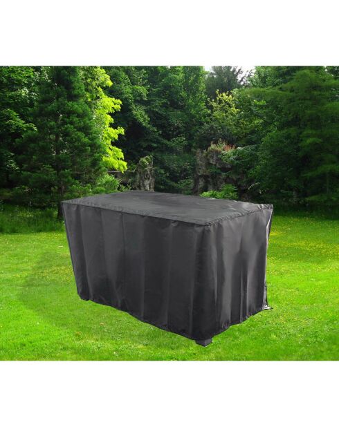 Housse de protection pour salon de jardin Bastos noire - 104x59x70 cm