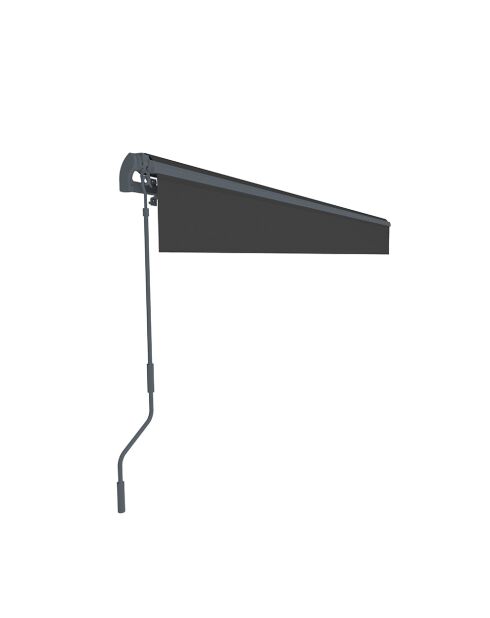 Tenda manuale in alluminio con tela Helino grigia - 295x250x14 cm