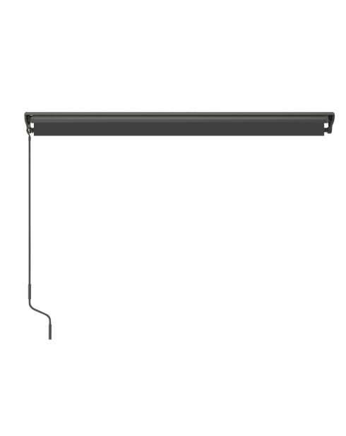 Store banne motorisé en aluminium avec toile Sarena gris - 295x250x14 cm