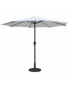Spetses runder Sonnenschirm, ecru, 294 x 294 x 245 cm