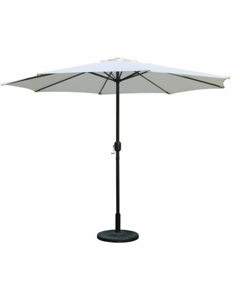Spetses runder Sonnenschirm, ecru, 294 x 294 x 245 cm