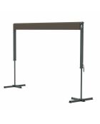Tenda da sole manuale a doppia pendenza Livia taupe - 300x300x240 cm