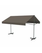 Tenda da sole manuale a doppia pendenza Livia taupe - 300x300x240 cm