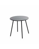 Salon de jardin 2 fauteuils et 1 table basse Sevilla gris foncé - 3 pièces