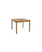 Sirona brauner quadratischer Gartentisch aus Teakholz - 75x100x100 cm