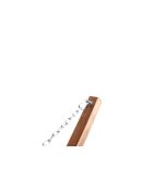 Amaca con tenda da sole su supporto in legno Roleva marrone - 315x120x120 cm