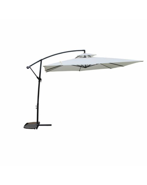Ombrellone rotondo Brindisi ecru - 295x295x220 cm