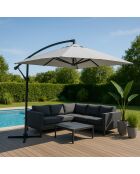 Ombrellone rotondo Brindisi ecru - 295x295x220 cm