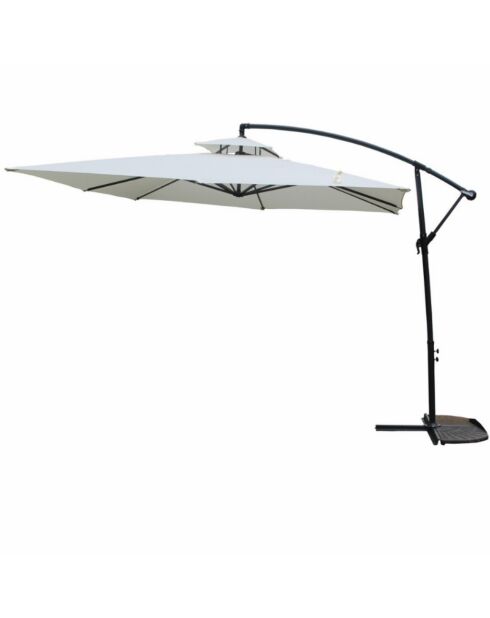 Ombrellone rotondo Brindisi ecru - 295x295x220 cm